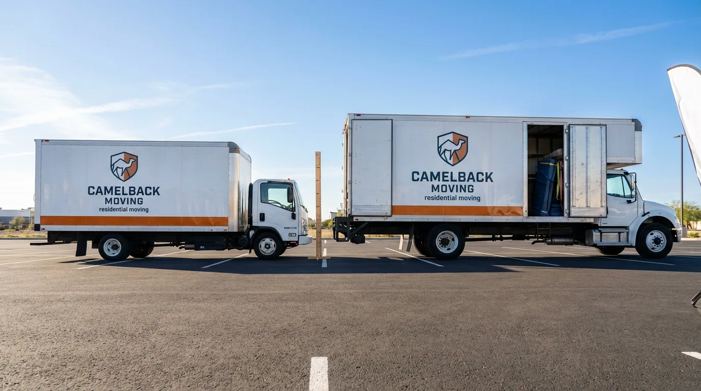 Moving truck size capacity guide in Rouses Point